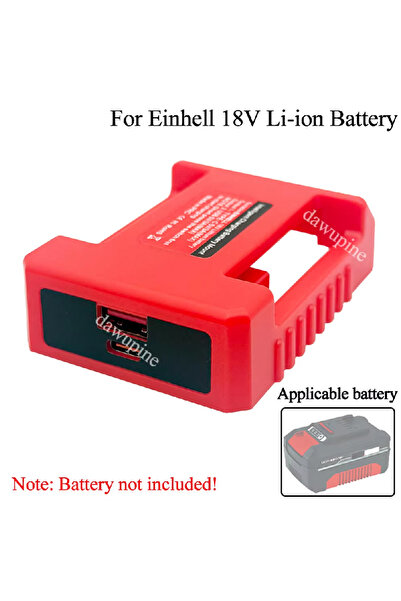 Choice For Einhell USB Type C Power Bank For Milwaukee 18V Lithium Battery Fo...