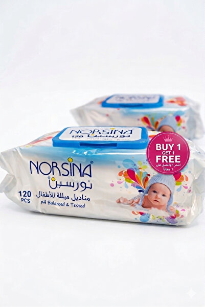 Bionic مناديل نورسينا المبللة للأطفال - مناديل تنظيف لطيفة للأطفال، متوازنة ا...