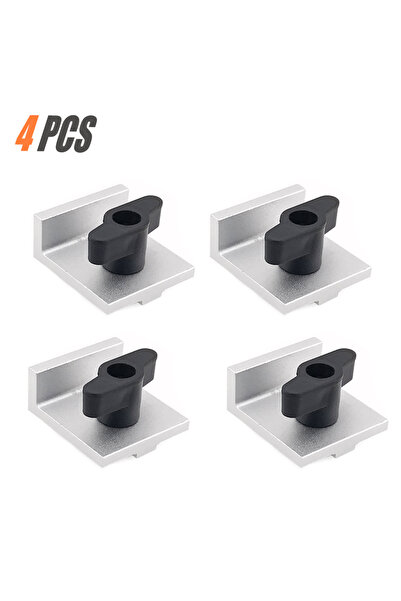 Choice 4 قطع من مجموعة T-Track Lnline and Short Stop Kit، مناسبة لجميع أنواع ...