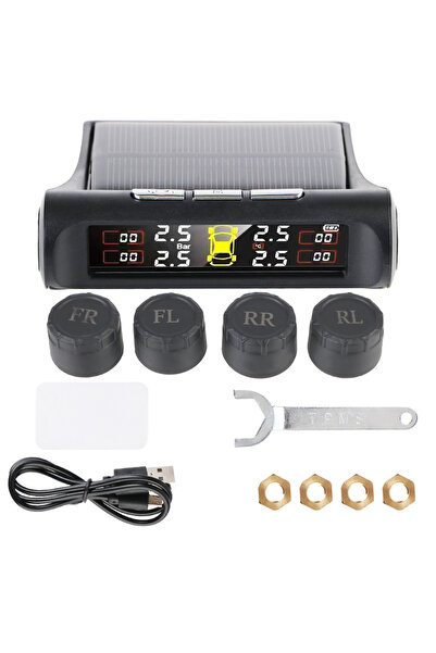 Choice External Sensor Smart External Car TPMS Solar Power Auto Security Digi...