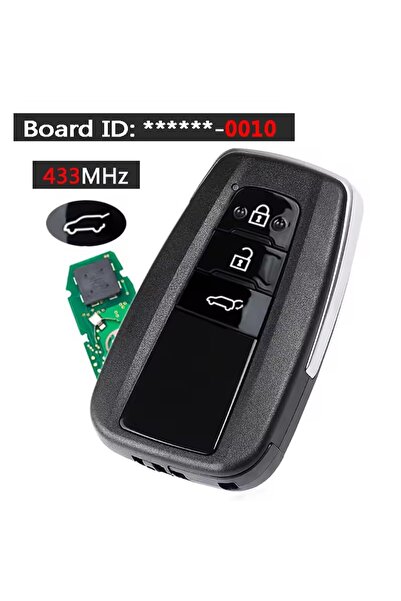 Choice مفتاح ذكي بثلاثة أزرار، رقم تعريف لوحة التحكم الإلكترونية: 0010، لسيار...