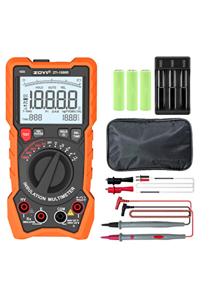 Choice جهاز اختبار مقاومة العزل الرقمي ZT-1000R من زوي، مقياس مقاومة إلكتروني...