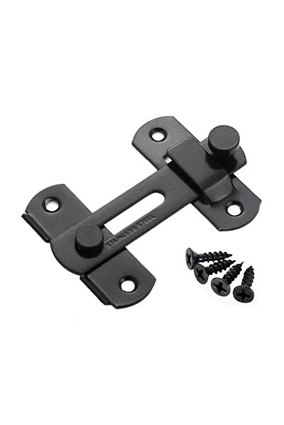 Choice8 1pcs L Black 1/3/5pcs Sliding Barn Door Latch Sliding Right Angle Doo...