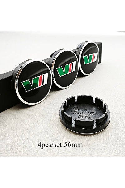 Choice أغطية محاور عجلات السيارات V مقاس 56 مم، 4 قطع، أغطية محاور عجلات السي...