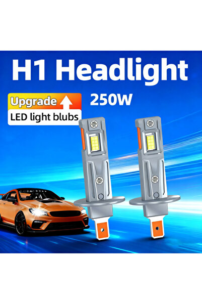 Choice H1 Super Bright 2PCS H1 LED Car Headlights 1:1 Mini Size LED Bulb 6000...