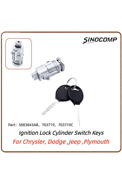 Choice مجموعة واحدة من مفاتيح تشغيل أسطوانة الإشعال 5003843AA و5003843AB و508...