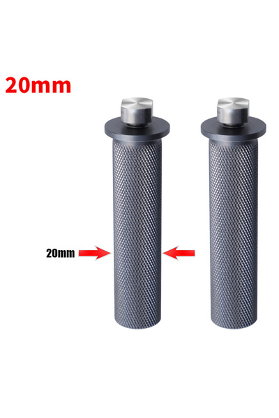 Choice1 قطعتان/مجموعة 20 مم، فتحات تثبيت 19/20 مم، مناسبة لطاولات النجارة، سه...