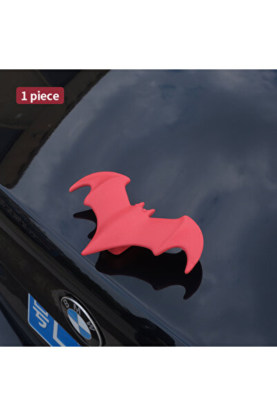 Choice1 خفاش أحمر ثلاثي الأبعاد جديد لتزيين سقف السيارة، والخوذة، والدراجة ال...