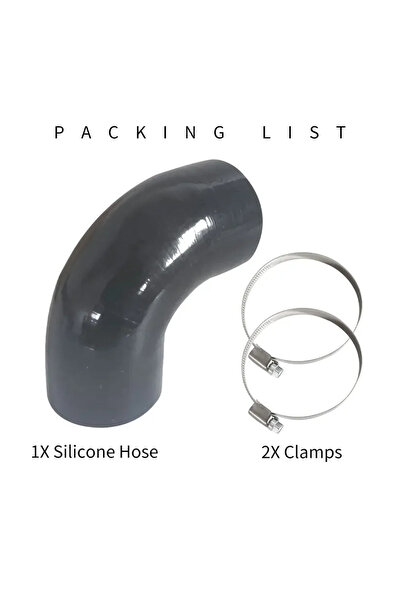 Choice black Broyear High Quality NEW 76mm 90 Degree 3 inch hose Elbow Silico...