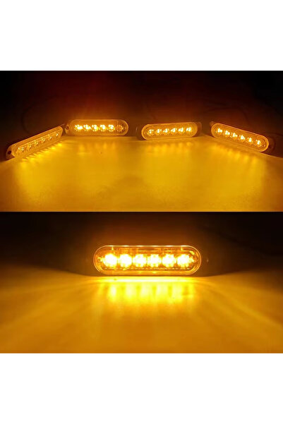 Choice3 ضوء ستروب أصفر بـ 24 مصباح LED لاسلكي للسيارة، ضوء طوارئ وامض، مصباح ...