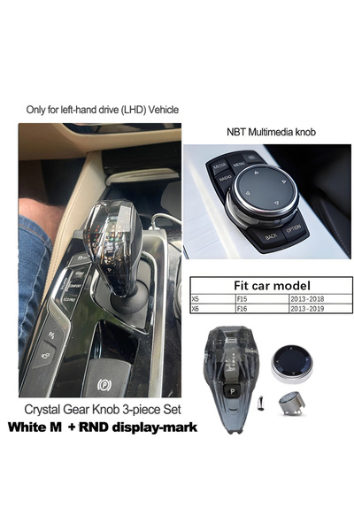 choice2 مجموعة مقابض ناقل الحركة الكريستالية المطورة NBT-FX5 ثلاثية لسيارات B...