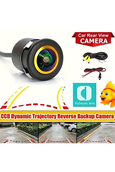 Choice كاميرا سيارة خلفية ذات مسار ديناميكي مزودة بعدسة عين السمكة بزاوية 170...