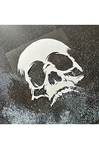 choice2 مجموعة ملصقات فريدة بتصميم جمجمة، قطعة واحدة باللون الأبيض، ملصقات مم...