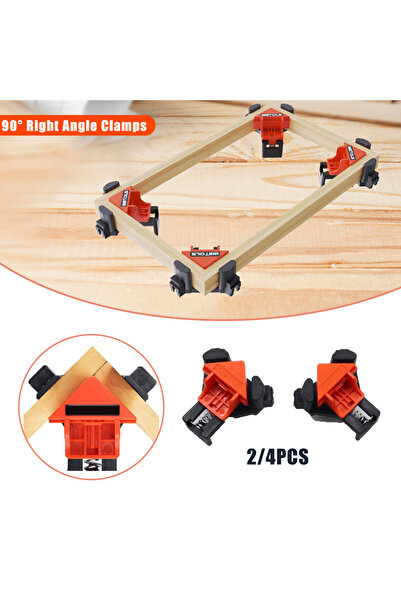 Choice1 قطعتان أو 2/4 قطع من مربعات تحديد المواقع بزاوية 90 درجة، مشابك زاوية...