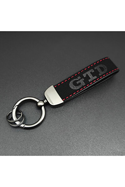 Choice سلسلة مفاتيح فاخرة من جلد جلد سويدي الأسود 2025، للرجال والنساء، مناسب...