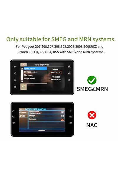 Choice SMEG ANYFAR Wireless Carplay Android Auto Module For Peugeot 208 308 5...