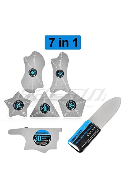 Choice 7in1 set Mobile Phone Repair and Disassembly Metal Opening Pry Card To...