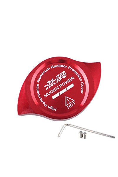 Choice4 غطاء حماية رادياتير من الألومنيوم الأحمر، مناسب لسيارات هوندا أكورد، ...