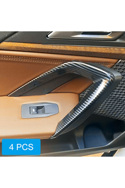 Choice Carbon Fiber Interior Door Armrest Handle Cover Trims For 2023-2026 BM...