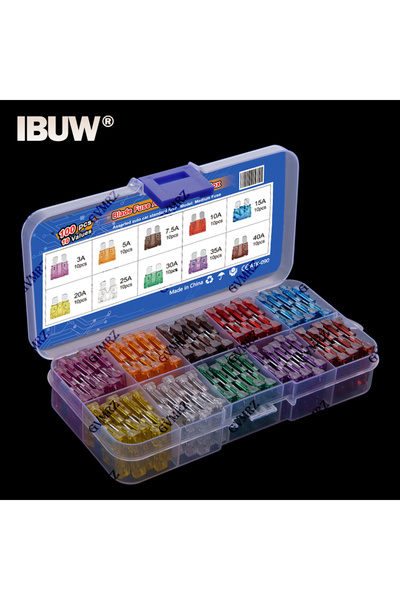 Choice مجموعة فيوزات سيارات متوسطة الحجم من نوع الشفرات، 80 قطعة، تشكيلة متنو...