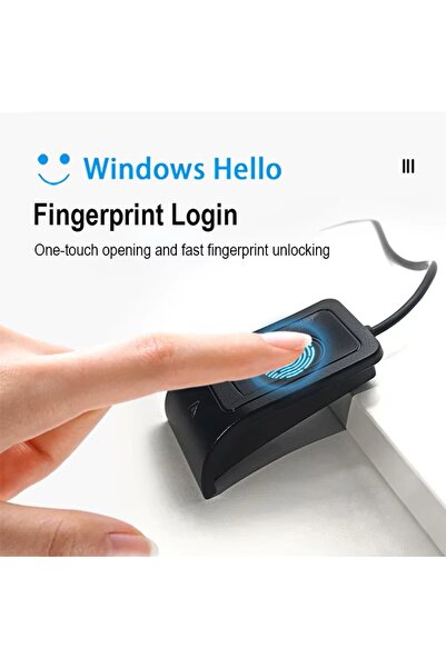 Choice black Microsoft Certified Windows Hello Fingerprint Login Device – USB...