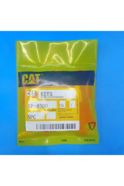 Choice 5pcs red 5pcs For Caterpillar 5P850 cat Excavator start key ignition s...