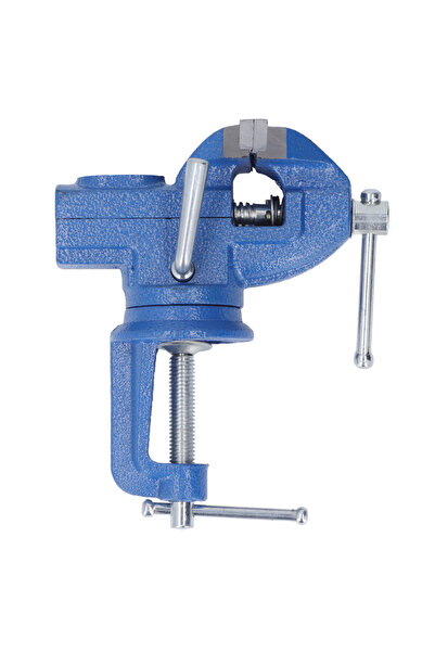 Choice blue 2 Inch Table Vise Clamp On Work Bench Vise 360 Degree Rotation Ba...