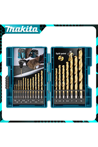 Choice طقم مثقاب ماكيتا الأصلي D-67527، مصنوع من الفولاذ عالي السرعة المطلي ب...