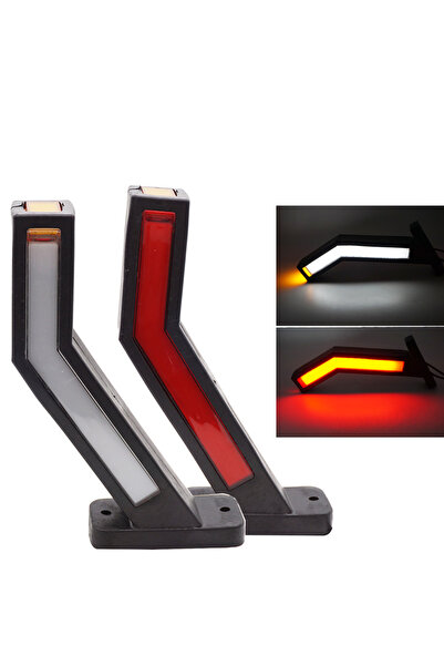 Choice 2PCS 12-24V 1Pair Trailer Side Marker Lighting Truck Van LED Lights Un...