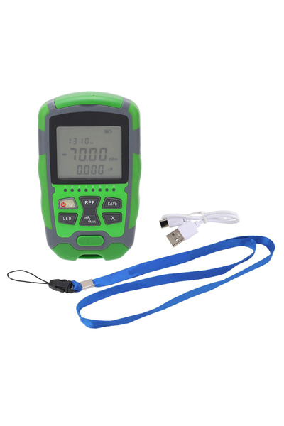 Choice جهاز اختبار كابلات الألياف الضوئية، مقياس طاقة ضوئية -70~+10 ديسيبل، ش...