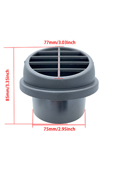 Choice 75mm-YTFK 75mm/2.95inch Warm Heater Parking Heater Air Vent Car Heater...