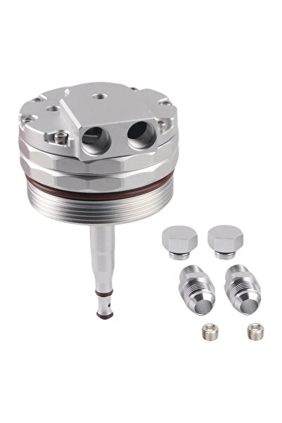 Choice1 غطاء فلتر زيت المحرك من سيلفر بروير، محول مبرد زيت المحرك، مناسب لسيا...