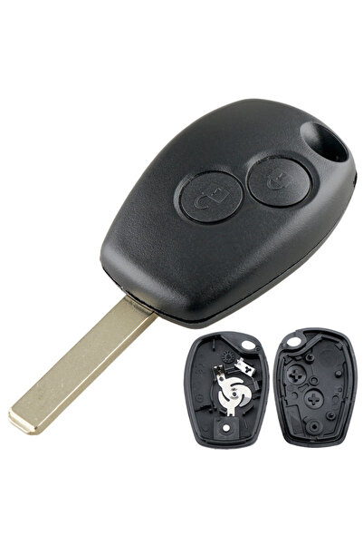 Choice غطاء مفتاح سيارة عن بعد بزرين، مناسب لسيارات توينجو، كانجو، رينو كليو ...