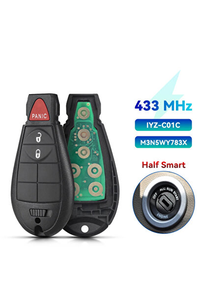 Choice4 مفتاح سيارة عن بعد KEYYOU بتردد 433 ميجاهرتز ورقم تعريف ID46، متوافق ...