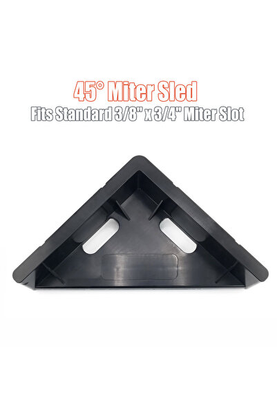 Choice منزلق ميتري أسود بزاوية 45 درجة، أداة مساعدة لمنشار طاولة النجارة، لقط...