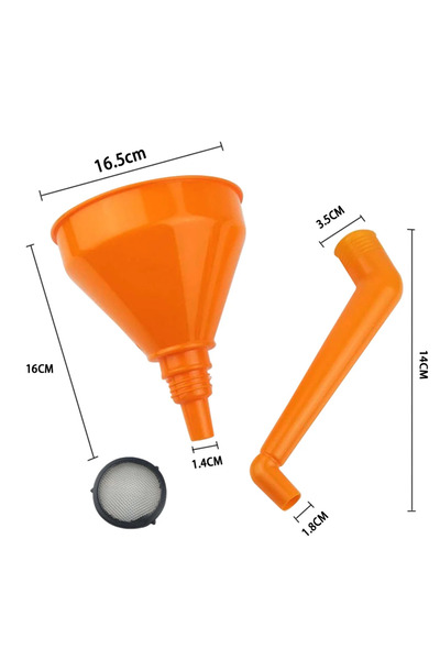 Choice1 160mm Water Gasoline Funnel Gasoline Water With Filter Funnel Motorho...