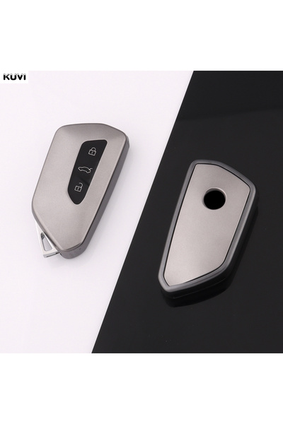 Choice3 غطاء حماية من مادة TPU لمفتاح السيارة، متوفر باللون الرمادي الداكن فق...