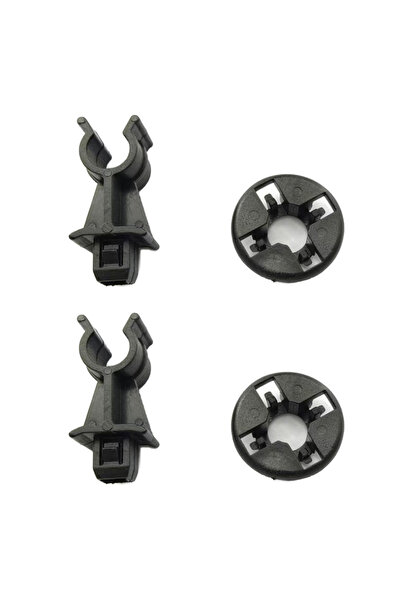 Choice طقم من قطعتين من مشابك تثبيت قضيب غطاء المحرك لسيارات نيسان جوك، قاشقا...