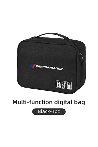 Choice1 Black-1pc Car Data Cable Storage Bag Waterproof Travel Organizer Bag ...