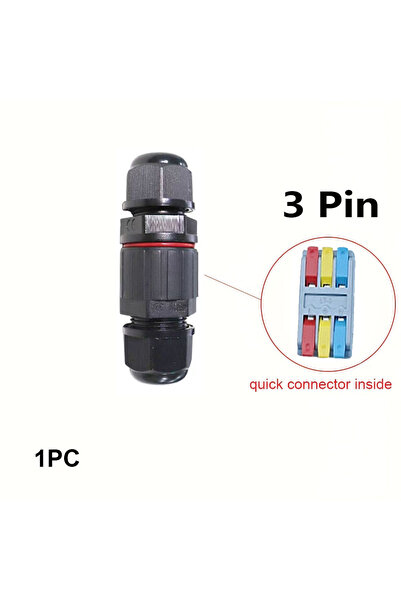 Choice Line Connector 3Port 1Pc 1/2/3Pcs Ip68 Waterproof Connector Quick Conn...