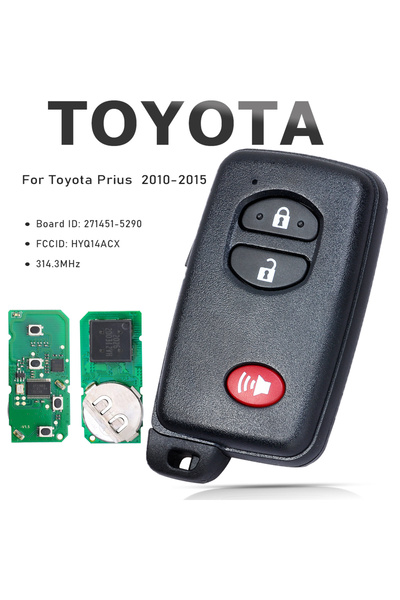 Choice مفتاح ذكي عن بعد بتردد 314.3 ميجاهرتز لسيارة تويوتا بريوس موديلات 2010...