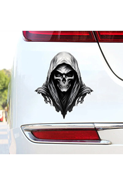 Choice 13x15cm JT165-PVC-13x15cm JT165# Grim Reaper Death Skull Vinyl Decorat...