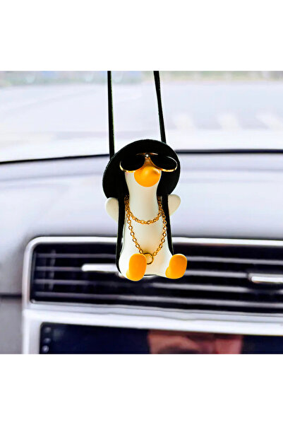 Choice hmbssmydjxl Car Pendant Cute Anime Little Duck Swing Auto Rearview Mir...