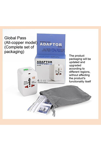 Choice Global Pass Universal Travel Adapter Ports Power Charger Adapter Outle...