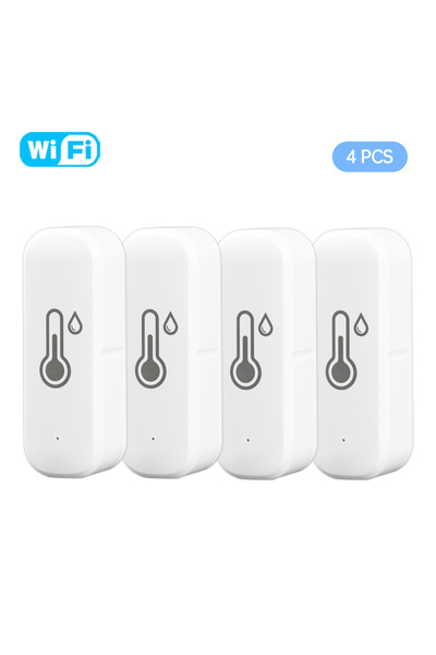 choice2 4 قطع من مستشعرات درجة الحرارة والرطوبة الذكية من تويا بتقنية الواي ف...