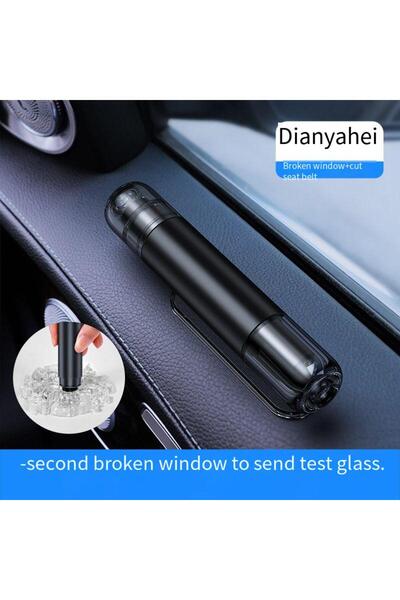 Choice1 مطرقة أمان سوداء للسيارة، قطعة واحدة، أداة طوارئ 2 في 1، كاسرة زجاج، ...