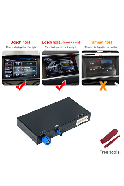 Choice وحدة بوش سيستمز اللاسلكية لأنظمة كاربلاي وأندرويد أوتو لسيارات لاند رو...