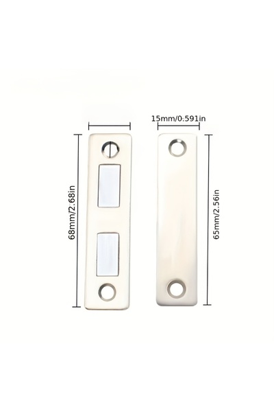 Choice 2sets 2sets 30 Lb Magnetic Door Catch,Heavy Duty Cabinet Latch, Cabine...