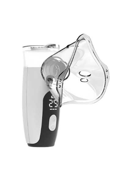 Choice جهاز استنشاق الربو المحمول باليد، أبيض اللون، مزود ببخاخ شبكي صامت طبي...