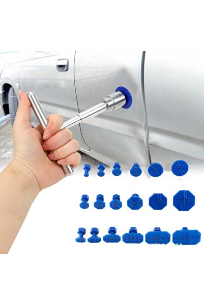 Choice طقم إصلاح انبعاجات السيارات العالمي بدون طلاء، مكون من 18 قطعة، مزود ب...